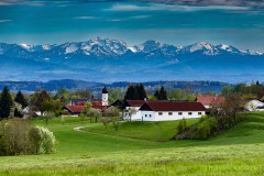 Blick ins Voralpenland