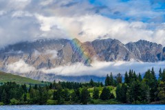 Regenbogen in den Südalpen