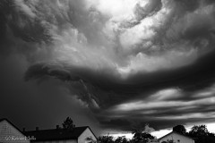 Unwetter über Ebersberg