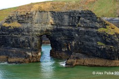 Felsentor in Ballybunion, Irland, Co. Kerry