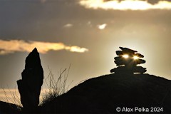 Sonnenaufgang am Barleylake in Irland, Co. Cork