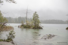 Hintersee bei Regen