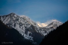 Fönsturm in den Alpen