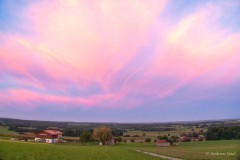 Abendstimmung bei Lohen/Sensau