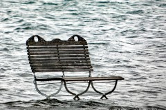 Bank im Chiemsee