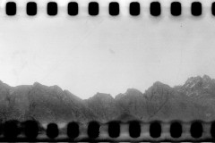 35x69mm-Kleinbildpanoramaaufnahme der Zugspitze