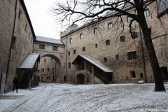 Innenhof der Burg in Burghausen