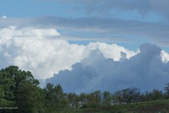 Ein Gewitter zieht auf