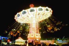 Wiesn bei Nacht