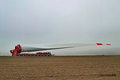 Transport eines Rotorblattes für ein Windrad