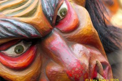 Perchtenmaske Nahaufnahme