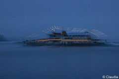 Chiemsee - Fährschiff mit Beleuchtung