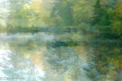 Klostersee Ebersberg - Herbstfärbung und Spiegelung