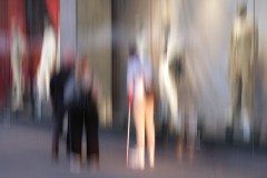 Marienplatz München - Schaufenstergucker