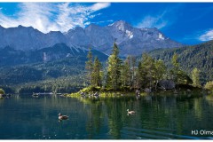 Eibsee mit Zugspitze