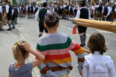 Maibaumaufstellen in Grafing