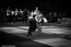 Judo in schwarz-weiß